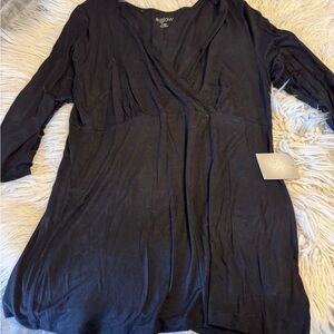 a:glow Women's Elegant Black Blouse Maternity